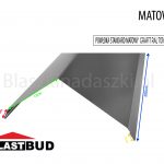 Kalenica Gąsior Grafit Matowy 12/2 Cm