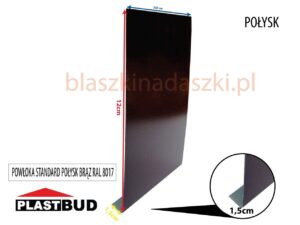 Obróbka Blacharska Pas Podrynnowy Brąz Połysk 12/1,5 8017 2mb