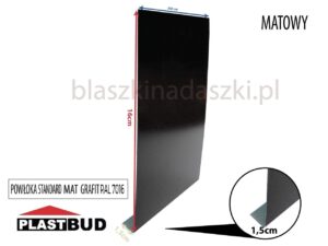 Obróbka Blacharska Pas Podrynnowy Grafit Matowy 16/1,5 7016 2mb