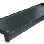 Parapet Zewnętrzny Aluminium Antracyt Ral 7016 Półka 20cm 2mb 1mm
